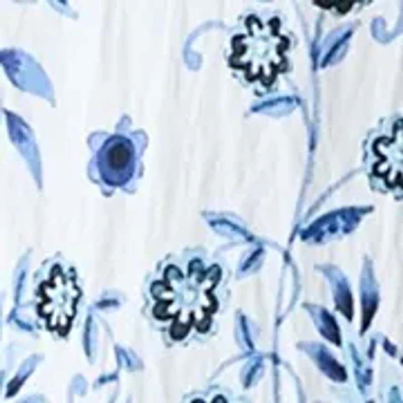 Women's Long Bell Sleeve Floral Maxi Dress
