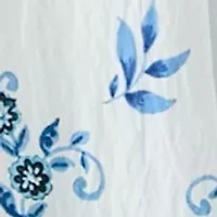 Plus Bell Sleeve Square Neck Floral Print Maxi Dress