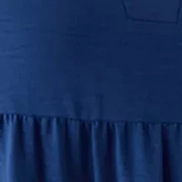 Women's Long Sleeve Solid Airflow A-Line Dress