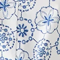 Women's Short Sleeve Tie Waist Midi Dress