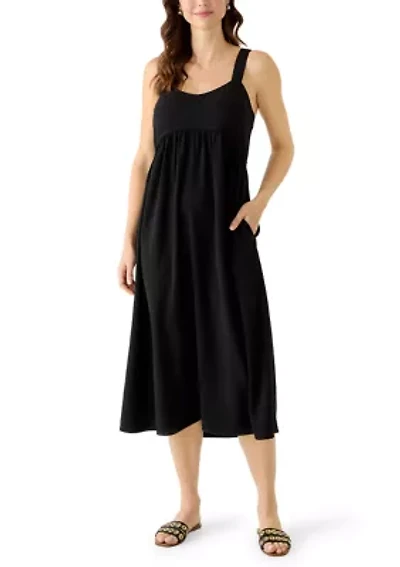 Women's Sleeveless Airflow Midi Dress