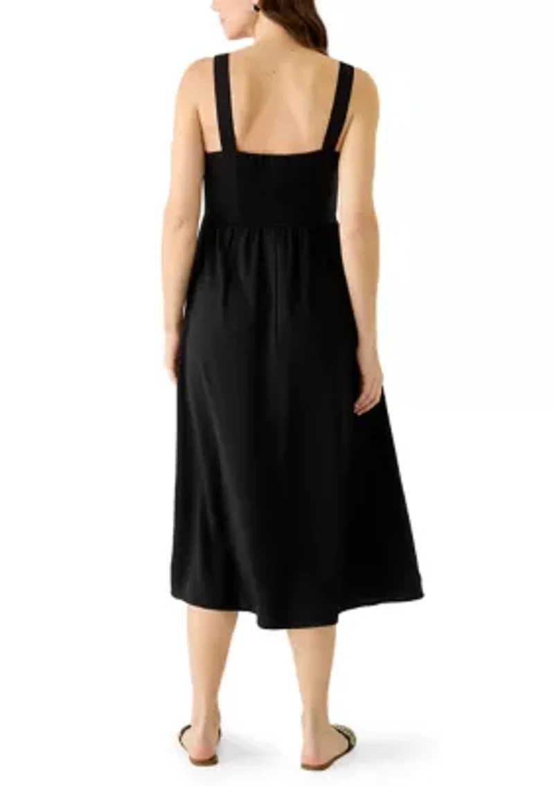 Women's Sleeveless Airflow Midi Dress