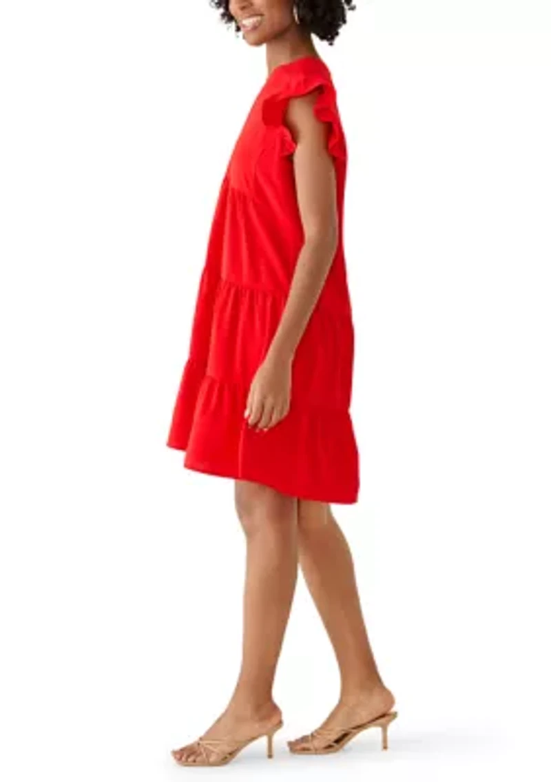 Women's Sleeveless Airflow Babydoll Dress