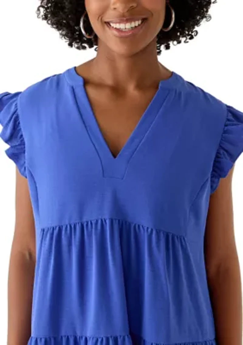 Women's Sleeveless Airflow Babydoll Dress