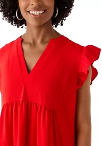 Women's Sleeveless Airflow Babydoll Dress