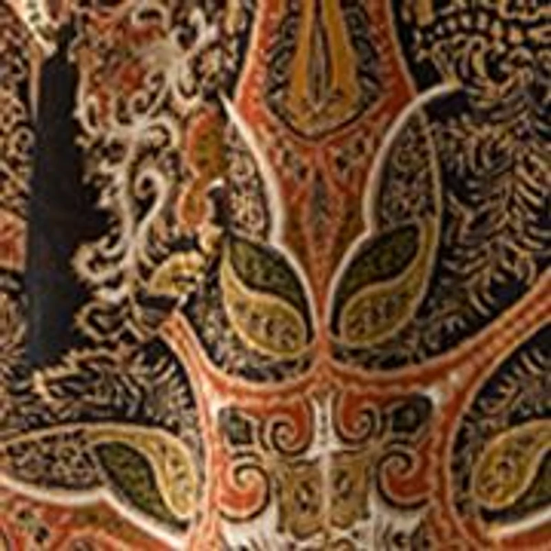 Women's Long Sleeve Medallion Print Midi Dress