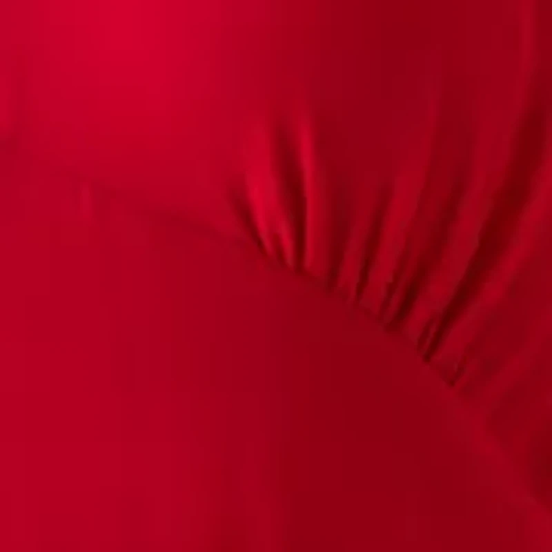 Women's Long Sleeve V-Neck Solid Tier Chiffon Mini Dress