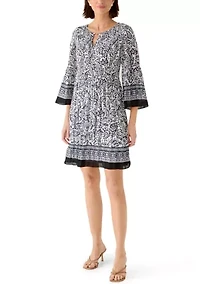 Women's Sleeveless V-Neck Mini Dress