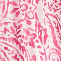 Plus V-Neck Pleated Dress