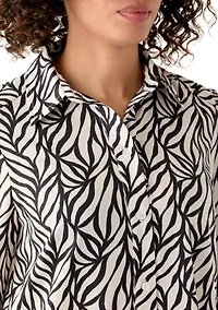 Women's 3/4 Sleeve Ruffle Hem Mini Dress