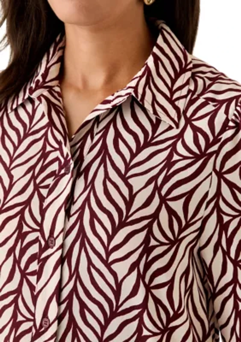 Women's Long Sleeve Ruffle Hem Mini Dress