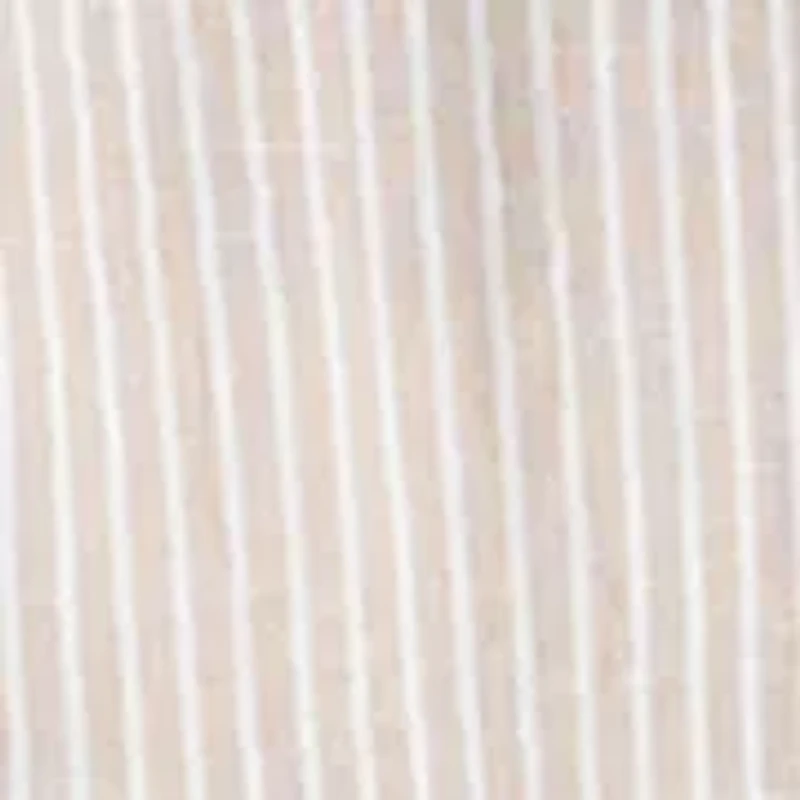 Women's Seersucker Long Sleeve Ruffle Mini Dress