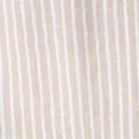 Women's Seersucker Long Sleeve Ruffle Mini Dress