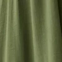 Plus Flutter Sleeve Smocked Fit and Flare Dress