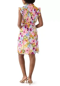 Women's Floral Printed A-Line Dress