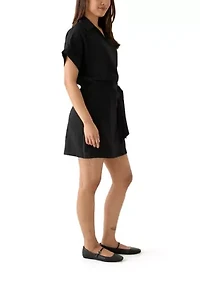 Women's Short Sleeve V-Neck Romper
