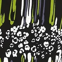 Plus 3/4 Sleeve Stretch Knit Jacket with Sleeveless Printed Dress