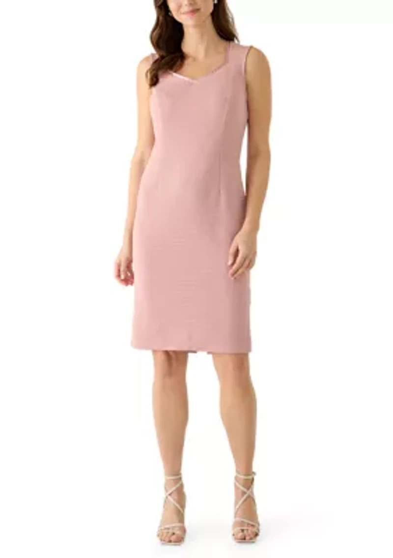 Women's 3/4 Sleeve Solid Jacket Dress