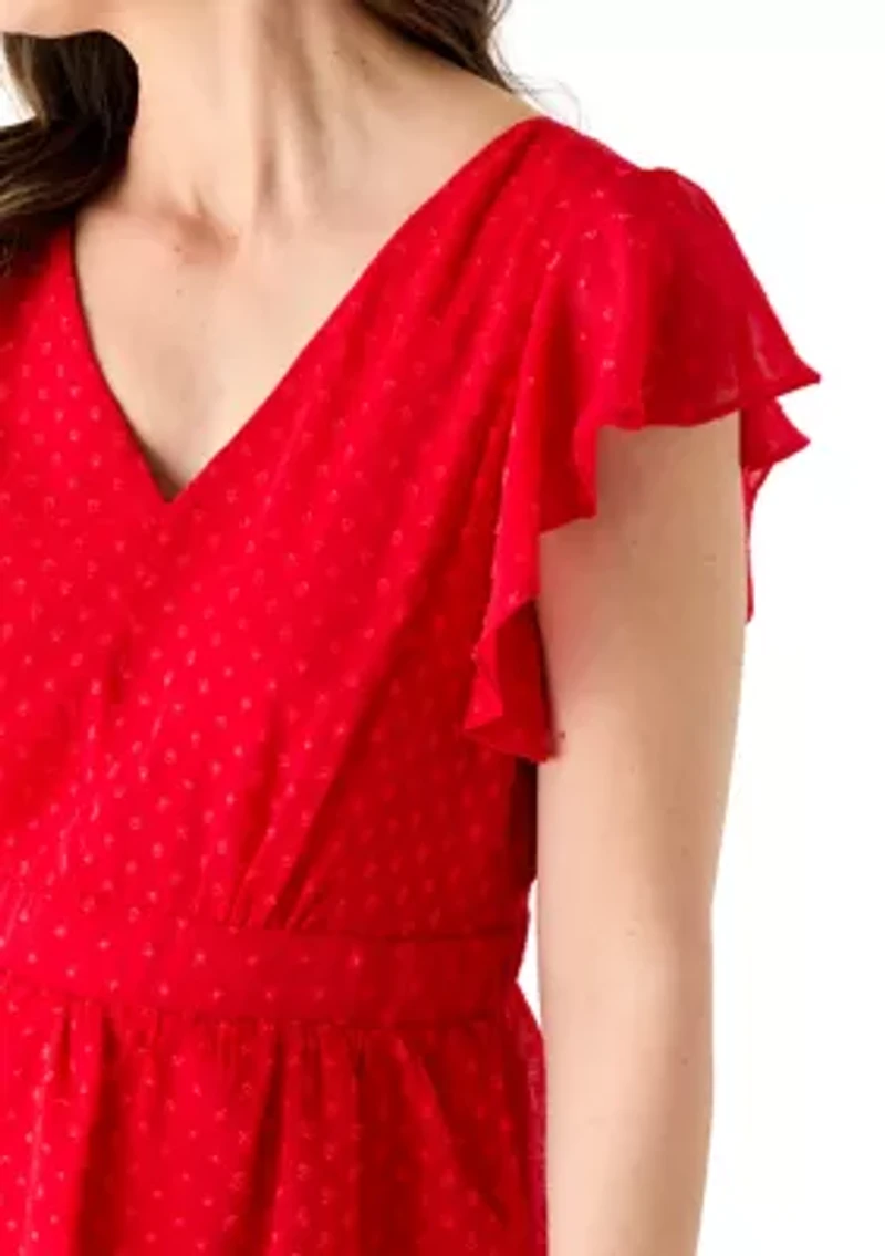 Women's Clip Dot Midi Dress