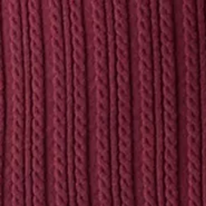 Women's Long Sleeve Cable Sweater Mini Dress