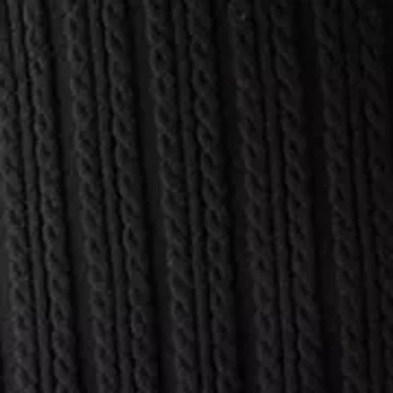 Plus Long Sleeve V-Neck Solid Sweater Dress