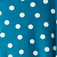 Women's Sleeveless Dot Print Surplice Midi Dress