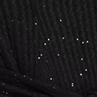 Women's Short Sleeve Tie Waist Solid Glitter Fit and Flare Dress