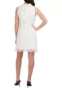 Women's Sleeveless Lace A-Line Dress