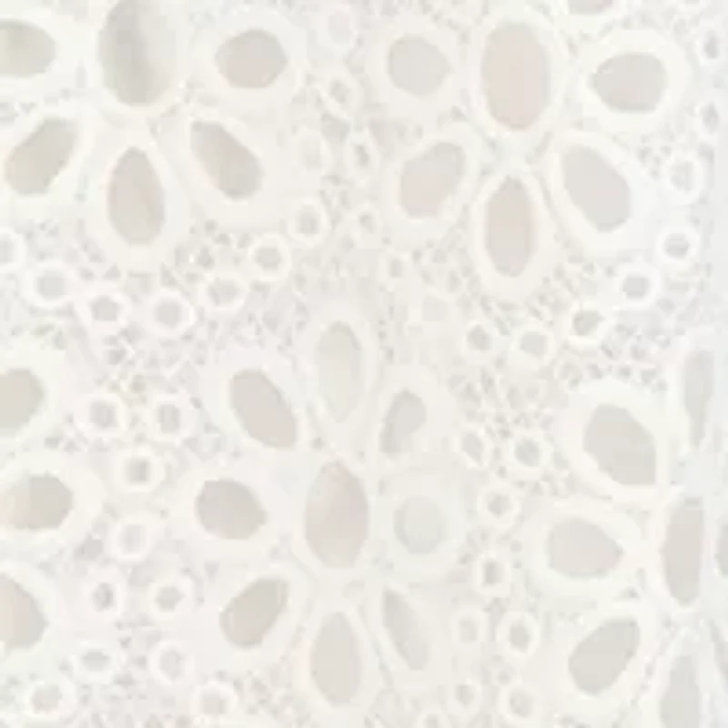 Women's Sleeveless Daisy Lace Mock Neck Dress