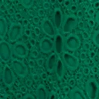 Women's Sleeveless Daisy Lace Mock Neck Dress