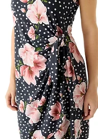 Women's Short Sleeve Tie-Side Dress