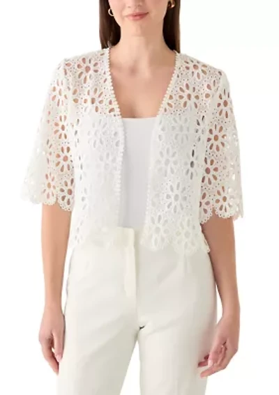 Women's Long Sleeve Lace Shrug