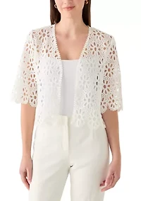 Women's Long Sleeve Lace Shrug