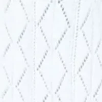 Women's 3/4 Sleeve Crochet Shrug