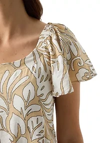 Women's Short Sleeve A-Line Dress
