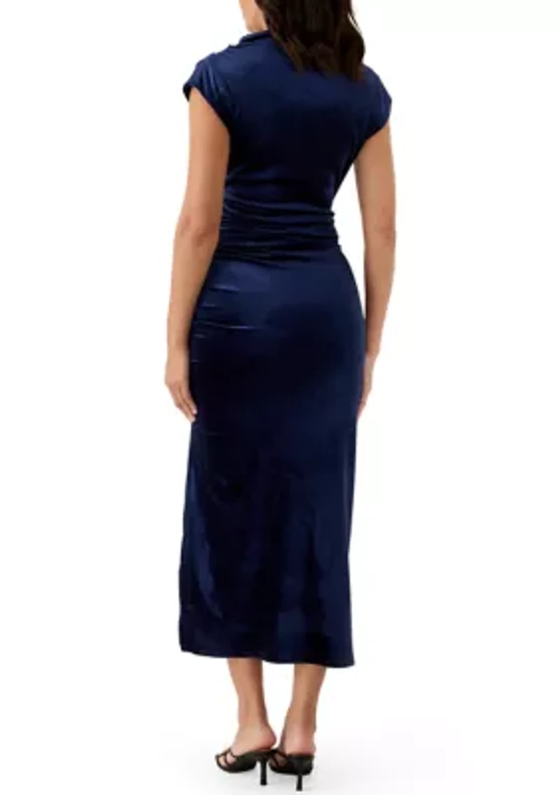 Women's Velvet Sheath Dress