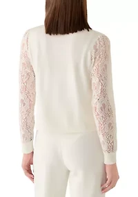 Women's Short Sleeve Lace Shrug
