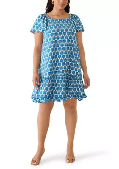 Plus Off The Shoulder Mini Dress