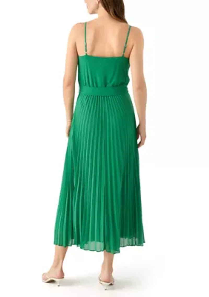 Women's Scoop Neck Chiffon Dress