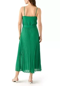 Women's Scoop Neck Chiffon Dress