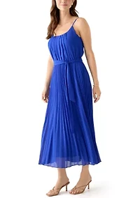 Women's Scoop Neck Chiffon Dress