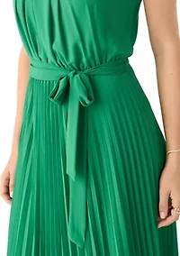 Women's Scoop Neck Chiffon Dress