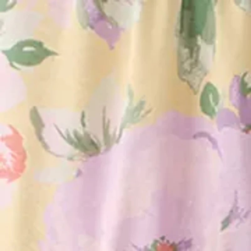 Women's 3/4 Sleeve Floral Mini Dress