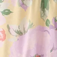 Women's 3/4 Sleeve Floral Mini Dress