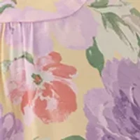 Plus 3/4 Sleeve Trapeze Midi Dress