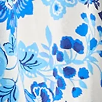 Plus 3/4 Sleeve Trapeze Midi Dress