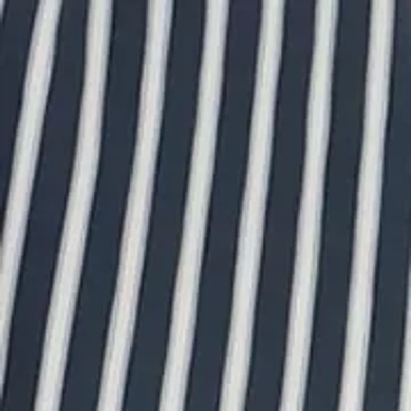 Women's Short Sleeve Collar Neck Stripe Print Dress