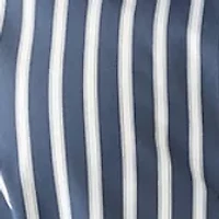 Plus Short Sleeve Collar Striped Shirtdress