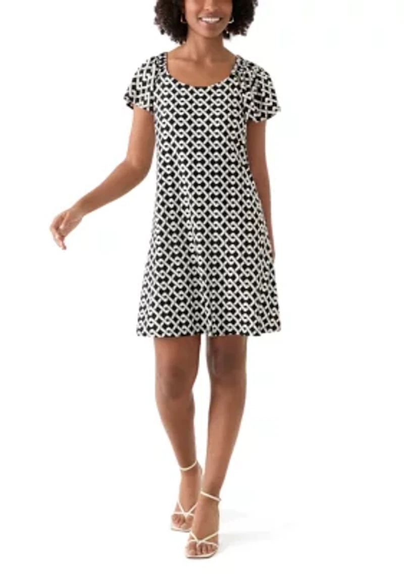 Women's Printed A-Line Dress