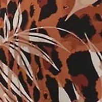 Women's Printed Mesh Midi Dress